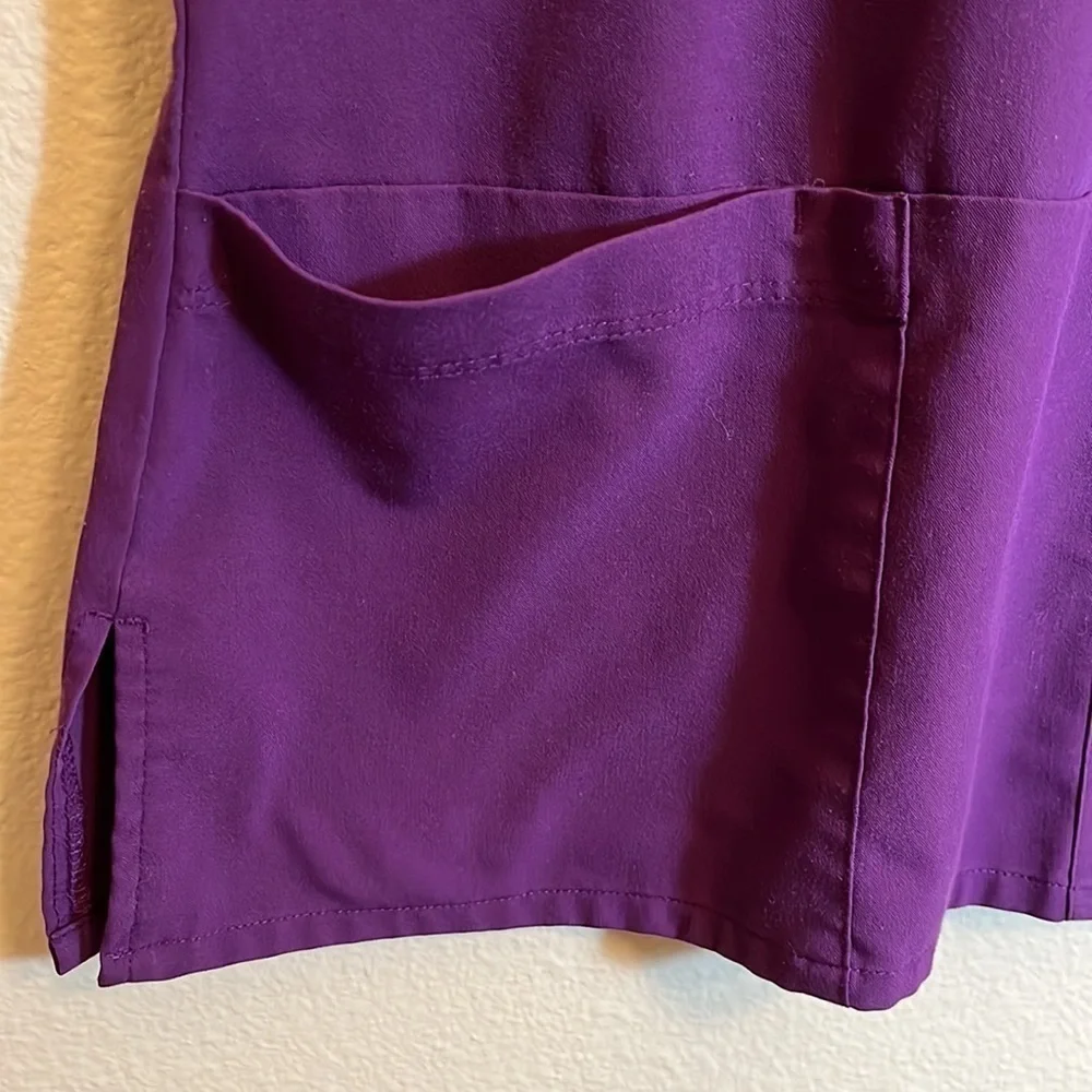 GREY’S Anatomy By Barco Purple Scrub Shirt - Picture 6 of 14